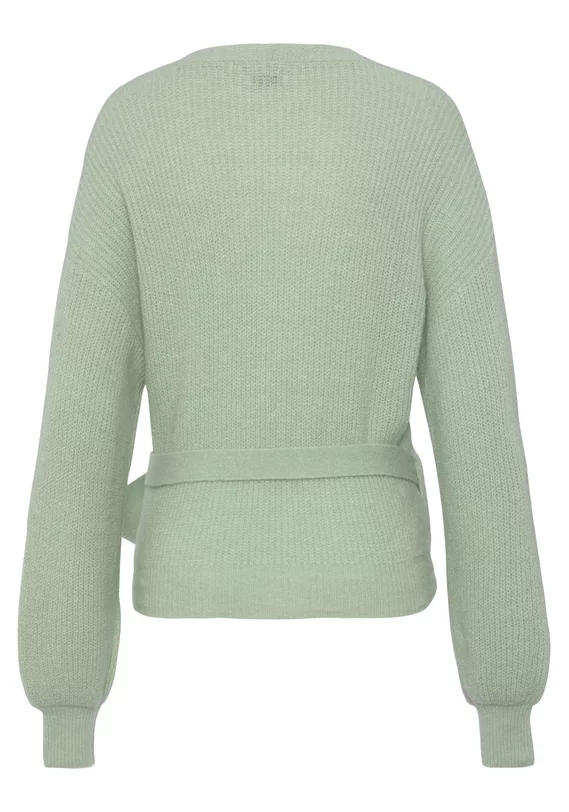 Wickelstrickjacke