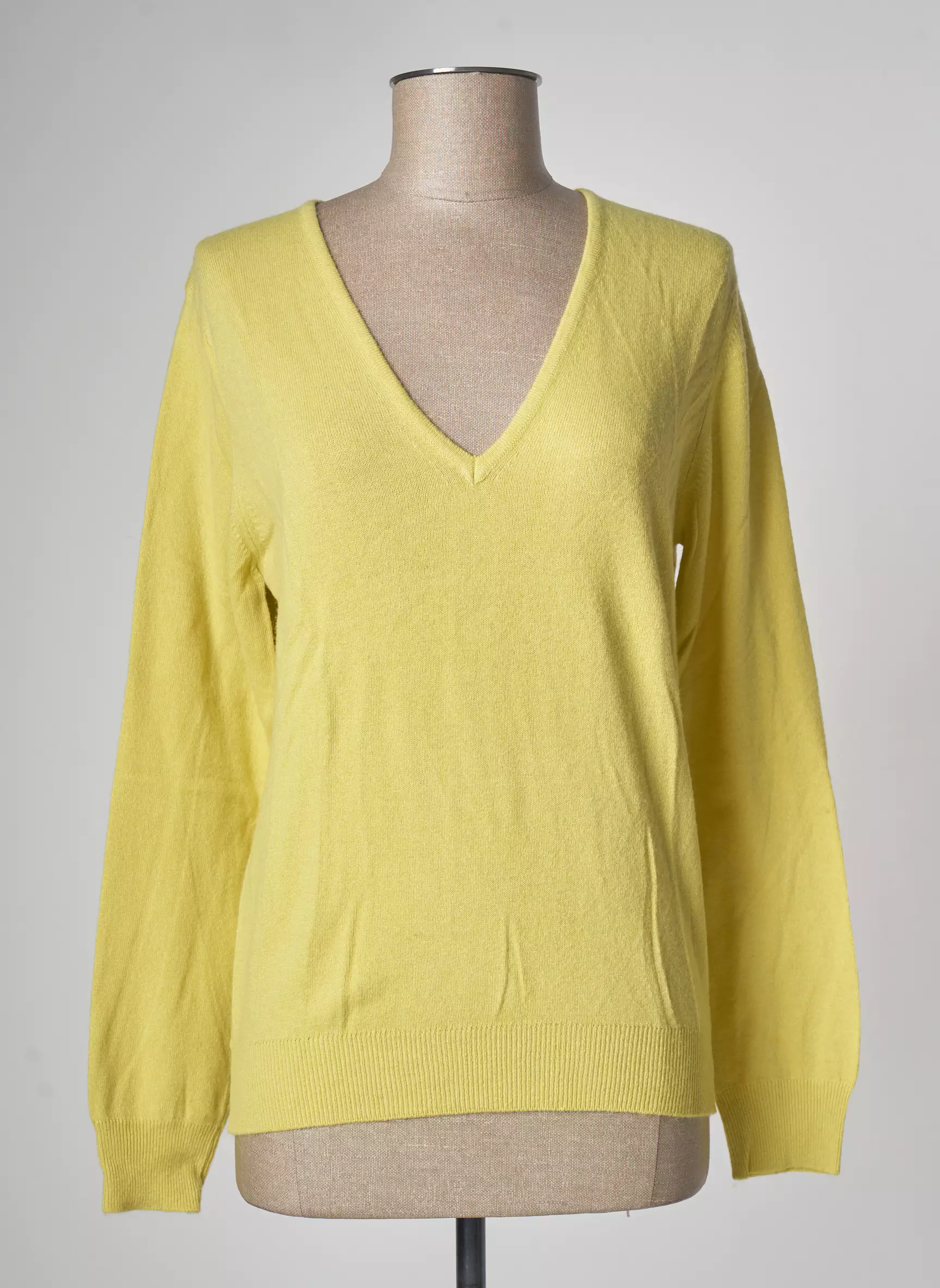 Tricobel Pulls Femme couleur jaune