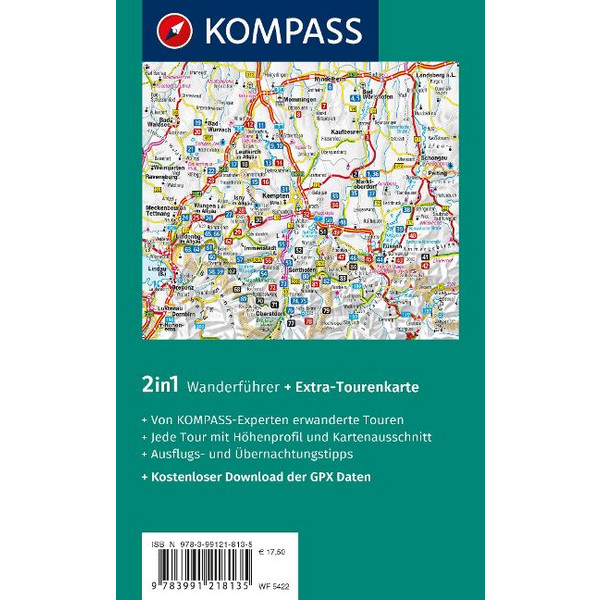 KOMPASS WANDERFÜHRER WANDERTRILOGIE ALLGÄU, 84 TOUREN