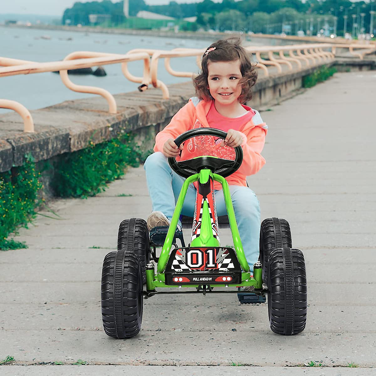 Gokart Mit Handbremse Sitz verstellbar