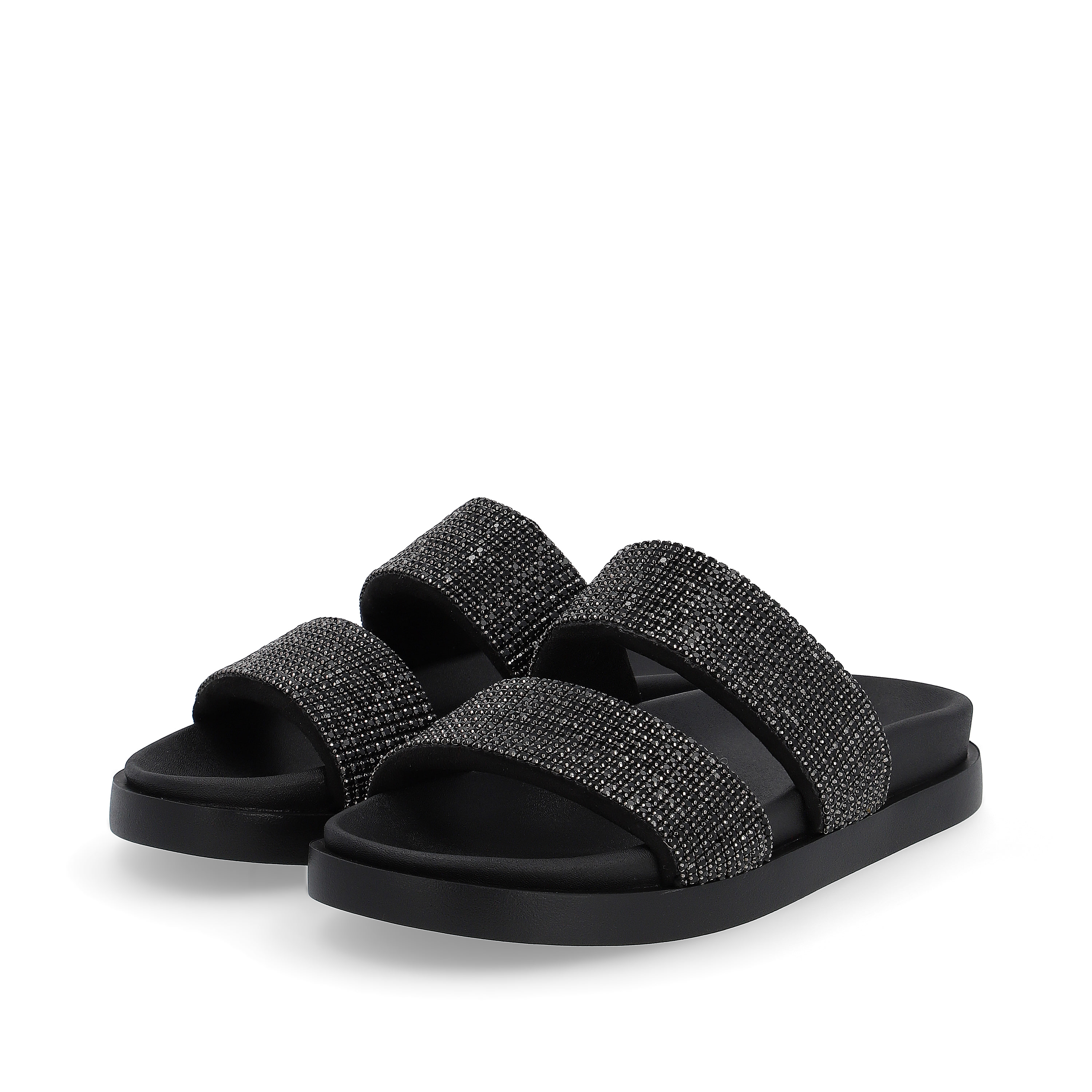 Rieker Damen Pantoletten night black