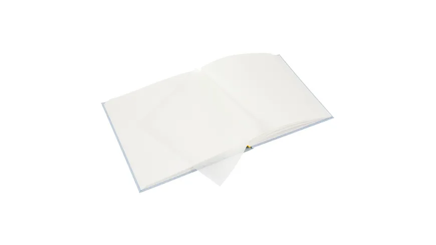 goldbuch Fotoalbum aus recyceltem Ozean-Plastik in blau, 24x25 cm mit 60 weißen Seiten blau