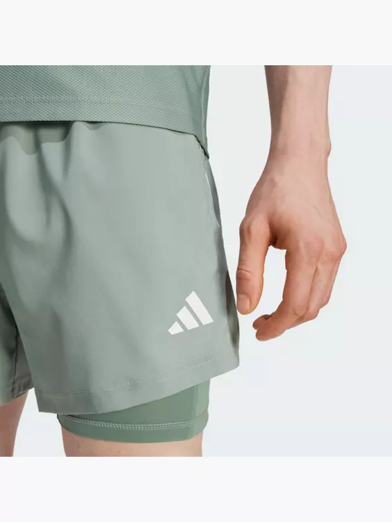 adidas Own the Run CLIMACOOL 2-in-1 Shorts