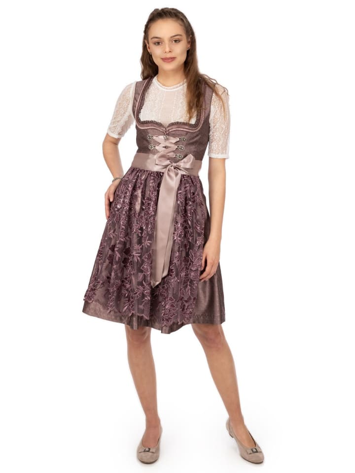 MarJo Dirndl METTE in aubergine günstig kaufen