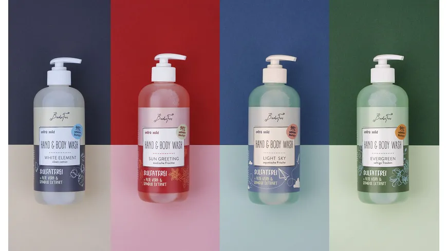 BadeFee Hand & Body Wash White Element 480 ml