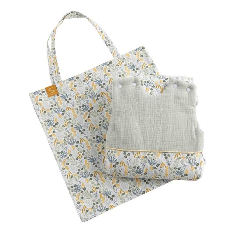 Gigoteuse ouatinée 6-24 mois motif végétal Promenons nous
