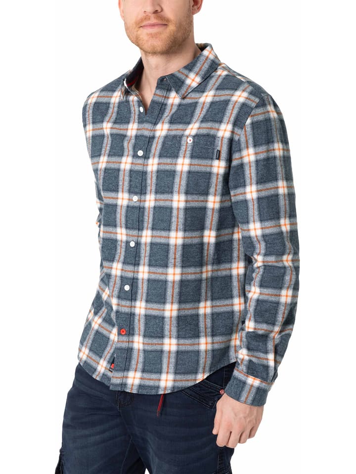 Timezone Hemd - Regular fit -  in Dunkelblau günstig kaufen