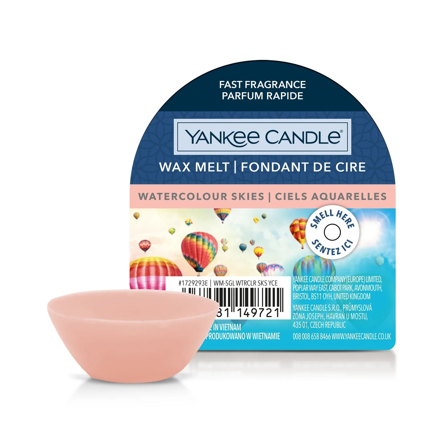 Мирисна свећа Wax Melts Watercolor Skies