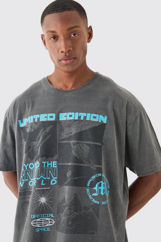 Oversize T-Shirt mit Limited Edition Print