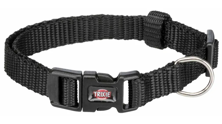 Trixie Premium Halsband schwarz XS-S Maße: 22-35 cm / 10 mm