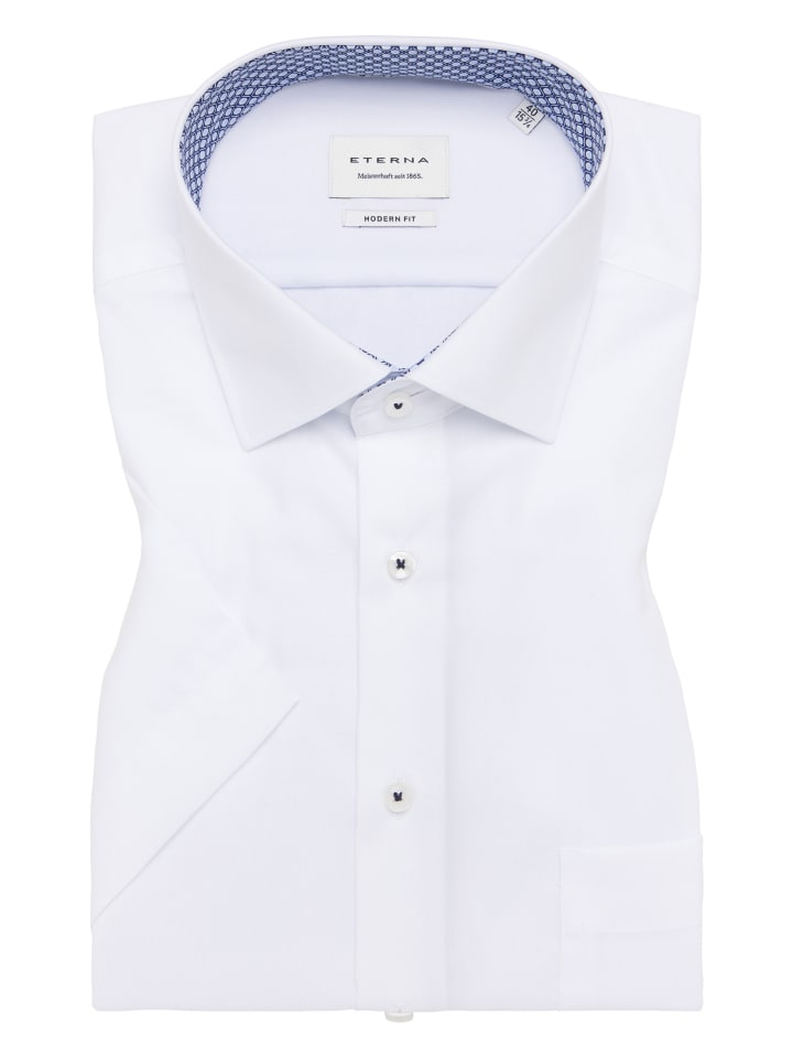 Eterna Hemd MODERN FIT in weiß günstig kaufen