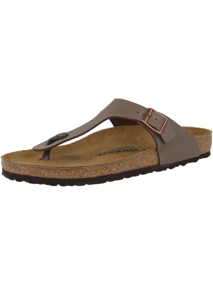 Birkenstock Zehensandale Gizeh Birko-Flor Nubuk normal in braun günstig kaufen