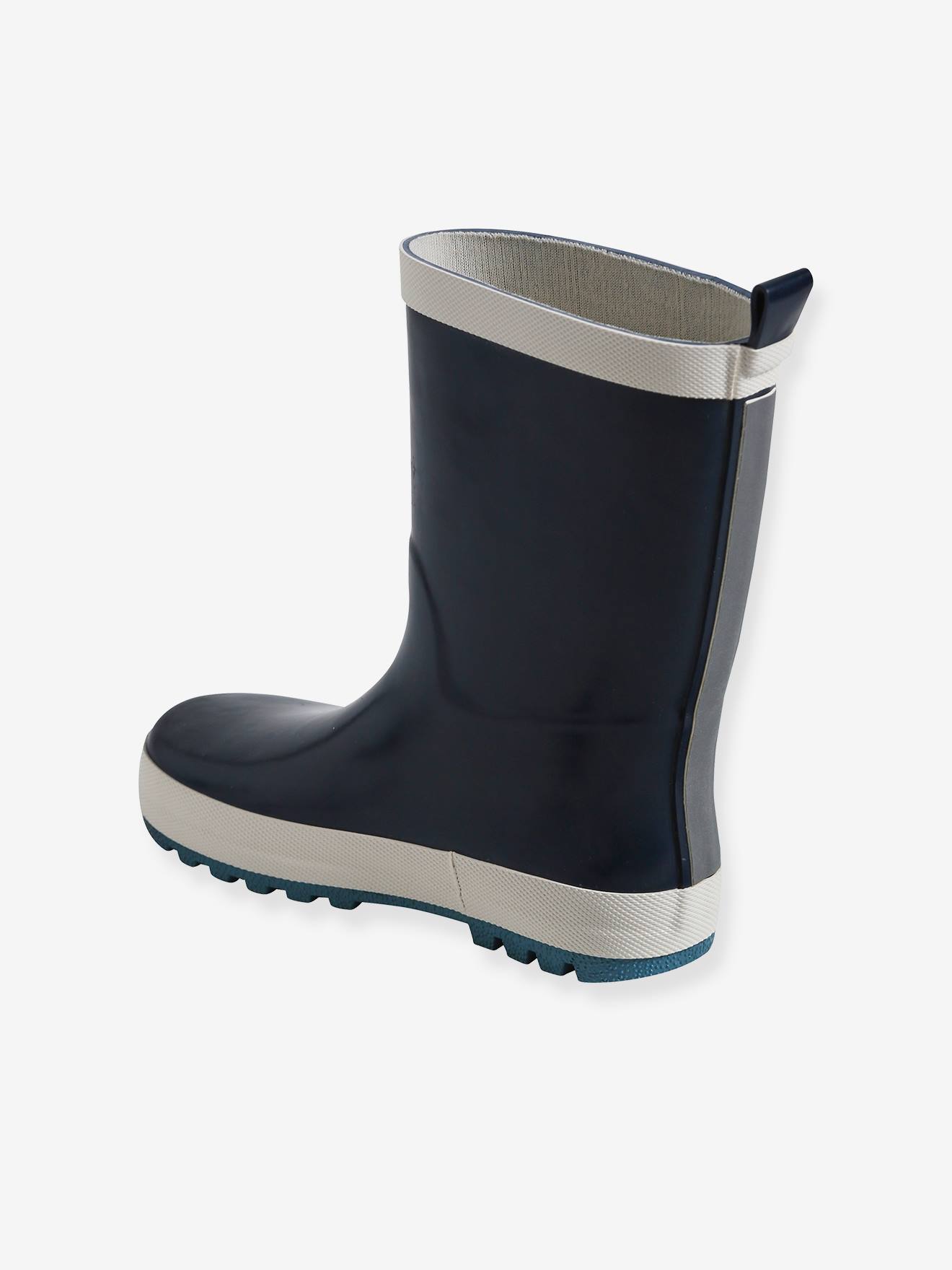 Vertbaudet Kinder Gummistiefel mit Reflektor - senfgelb