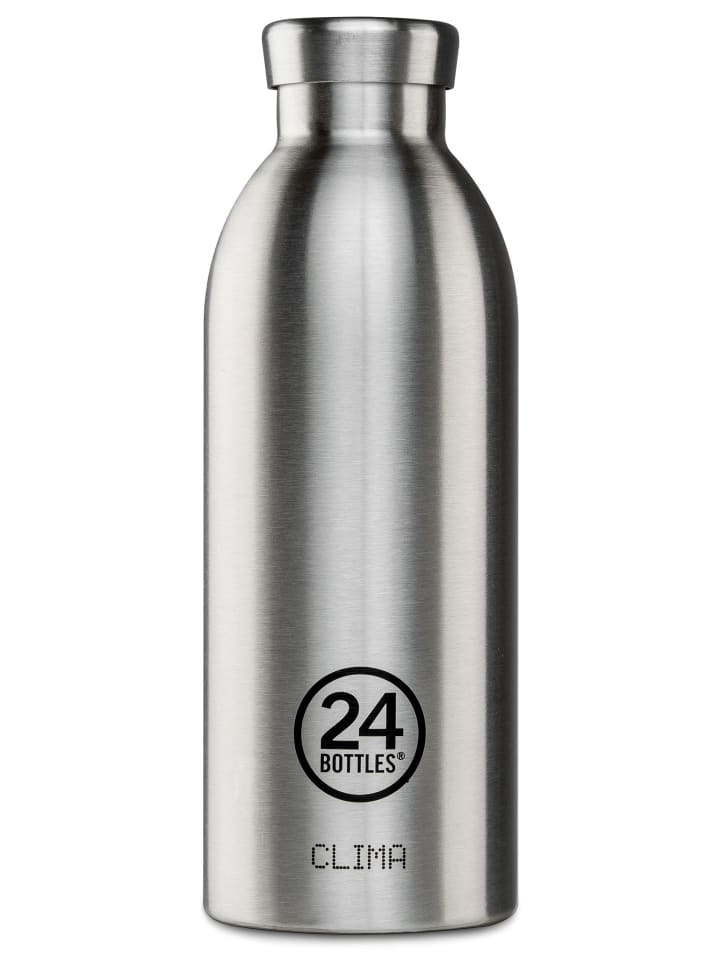 24Bottles Edelstahl Trinkflasche Clima Bottle Brushed Steel 0,5 l in grau günstig kaufen onesize