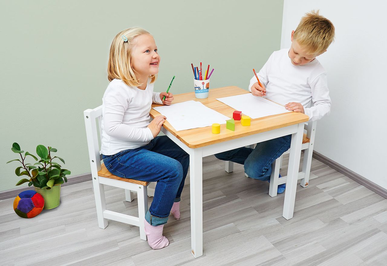 Pinolino Kinderträume Pinolino Kindersitzgruppe Fenna weiß/natur, 3-tlg.