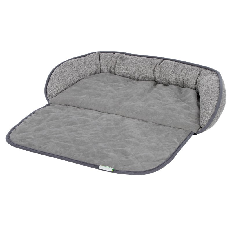 Kerbl Hundekissen Kerbl Couchkissen Emalia grau 60 cm, 40 cm, 12 cm