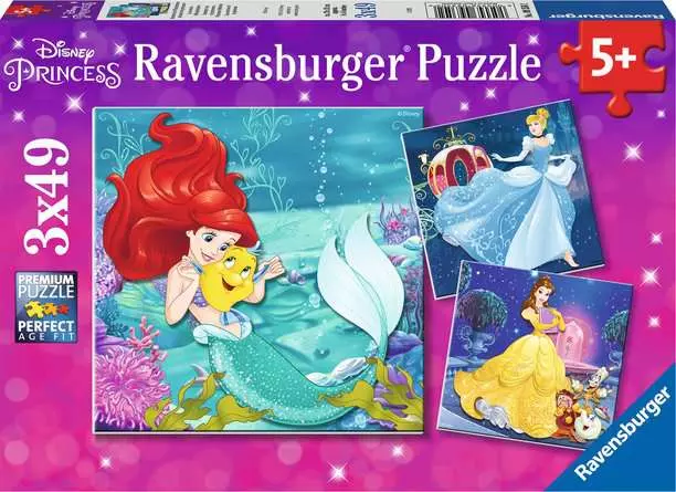 Kinderpuzzle ab 5 Jahren - Abenteuer der Prinzessinnen - 49 Teile