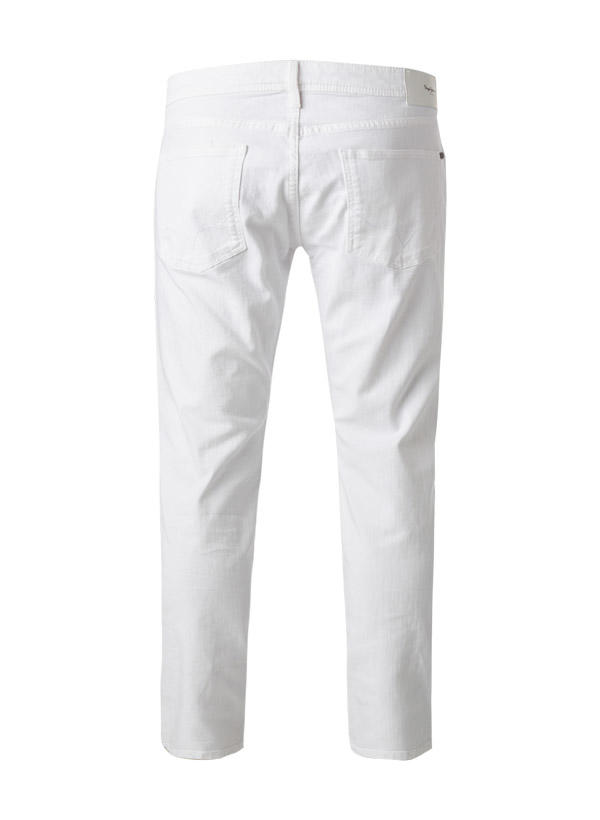 Pepe Jeans, Jeans, Taper Fit, Baumwoll-Stretch, weiß