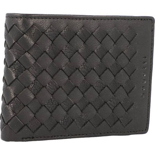 bugatti Woven Geldbörse Leder 13 cm