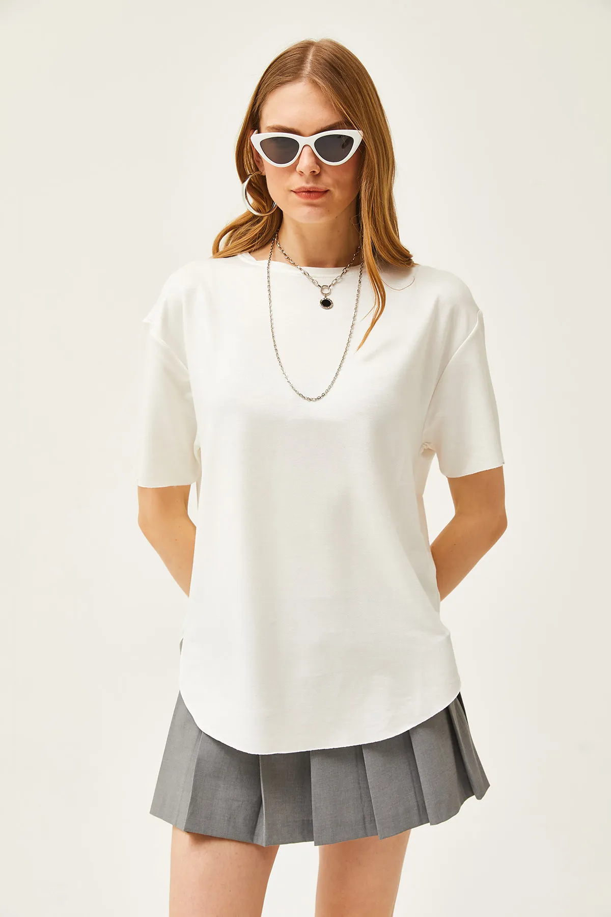 Olalook  T-Shirt - Weiß - Regular Fit