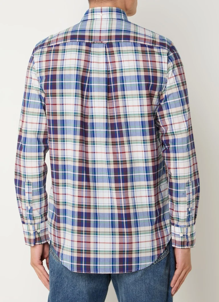 Camicia a quadri classica da uomo
