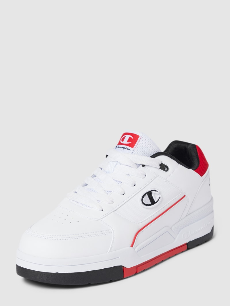 Sneaker mit Label-Detail in rot