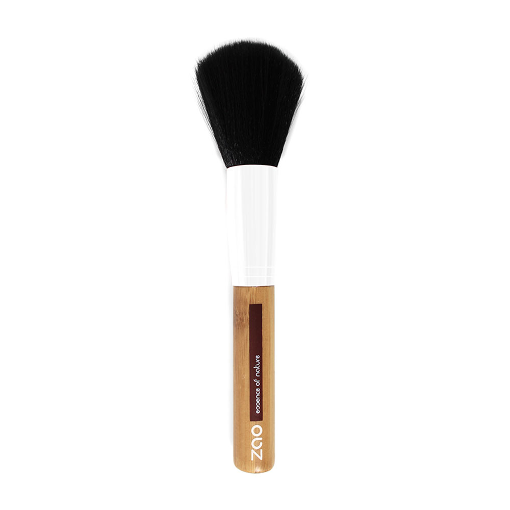 zao essence of nature Pinceau Bambou Poudre ZAO Pinceau en bambou et poils synthétiques, Vegan