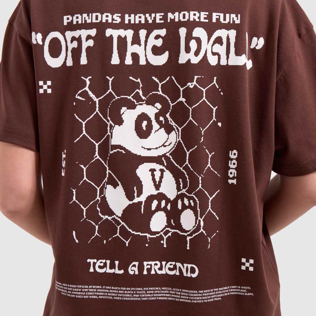 Vans – Brun panda-t-shirt