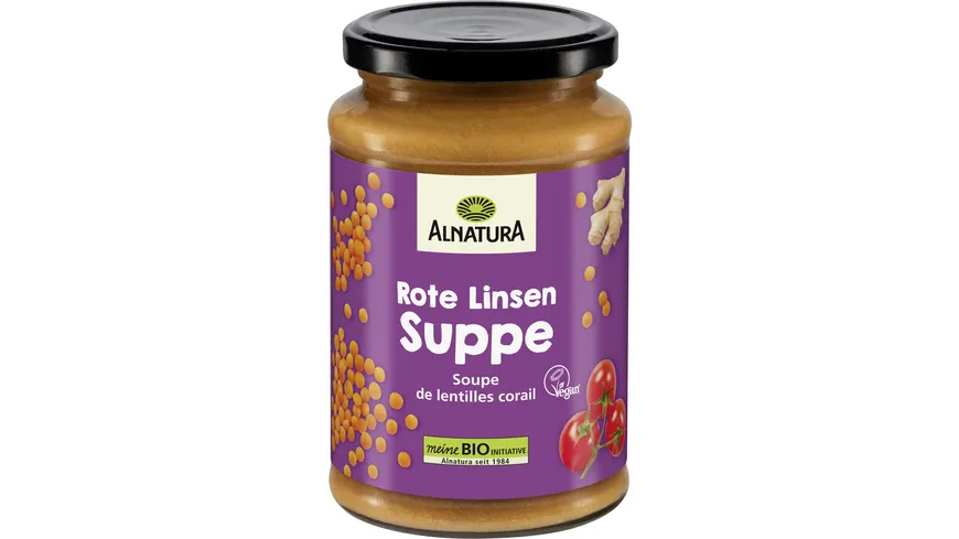 Alnatura Bio Rote Linsen Suppe 375 ml