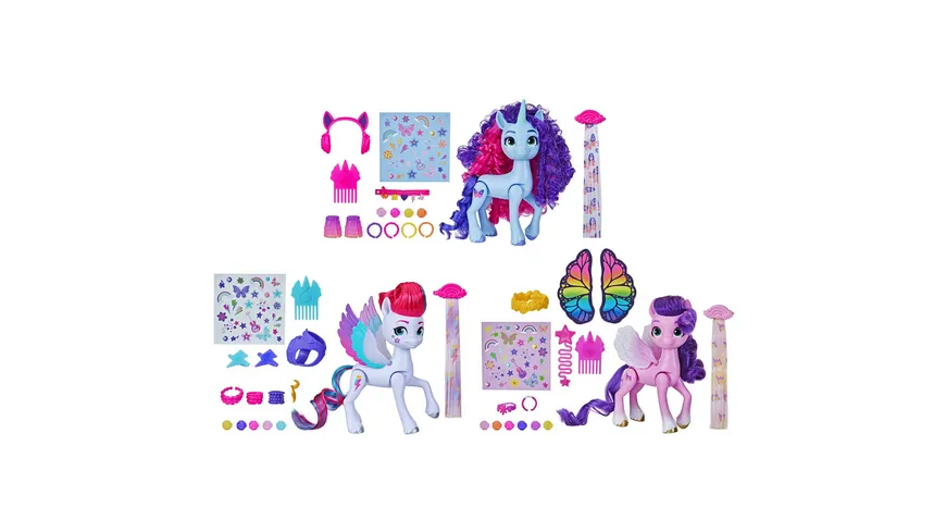Hasbro - My Little Pony Festival-Styling Ponys, 1 Stück, sortiert