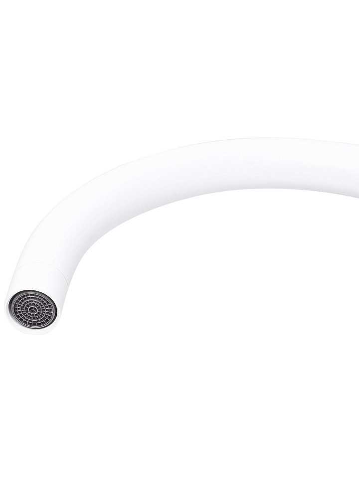 Beliani Wannenarmaturen TUGELA in Weiß - (W) 21 x (H) 116 x (L) 16 cm günstig kaufen onesize