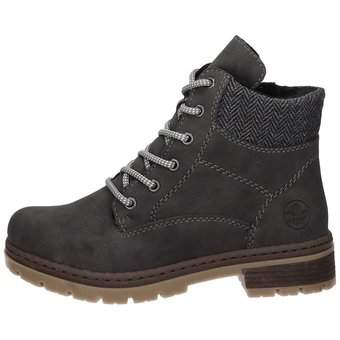 Rieker Schnür Boots in grau