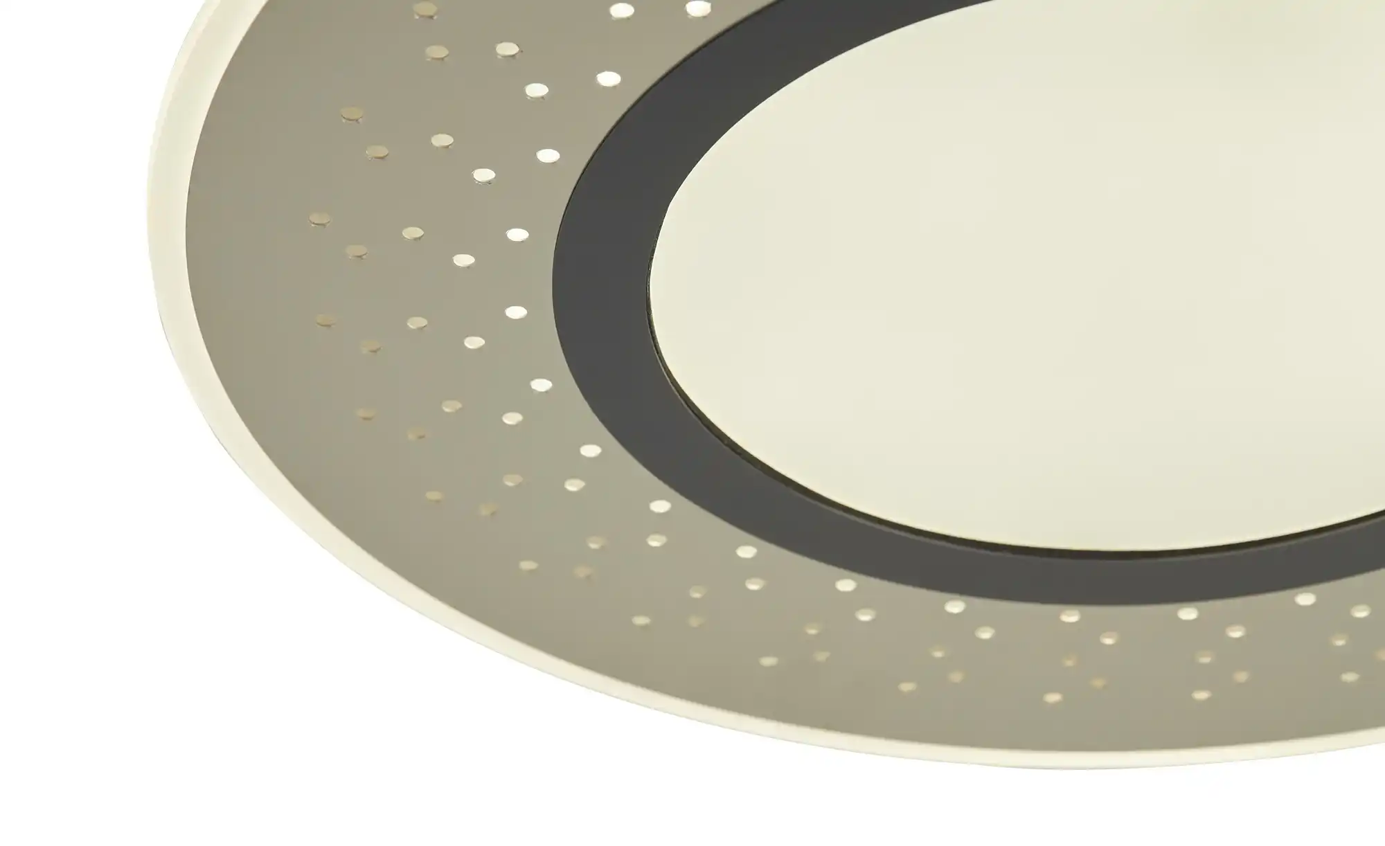Trio LED-Deckenleuchte , Nickel matt mit Fernbedienung