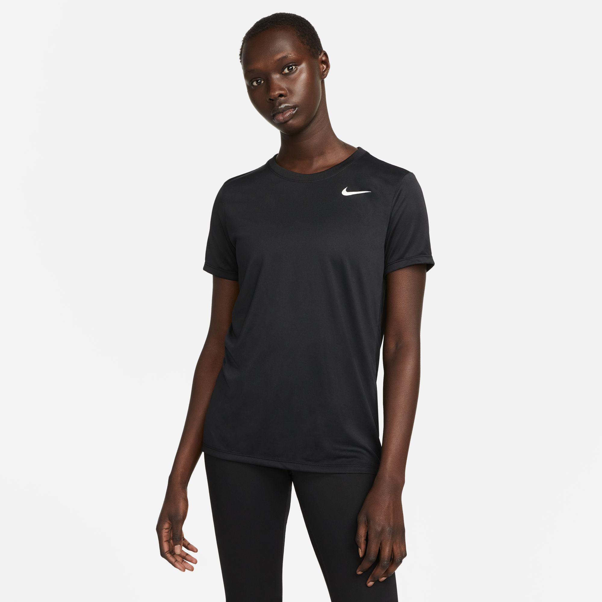Dri-Fit Regular T-Shirt Damen - Schwarz