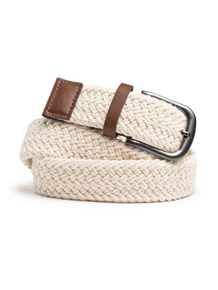 Amaci&Sons Flechtgürtel OAKS in Cremeweiß günstig kaufen