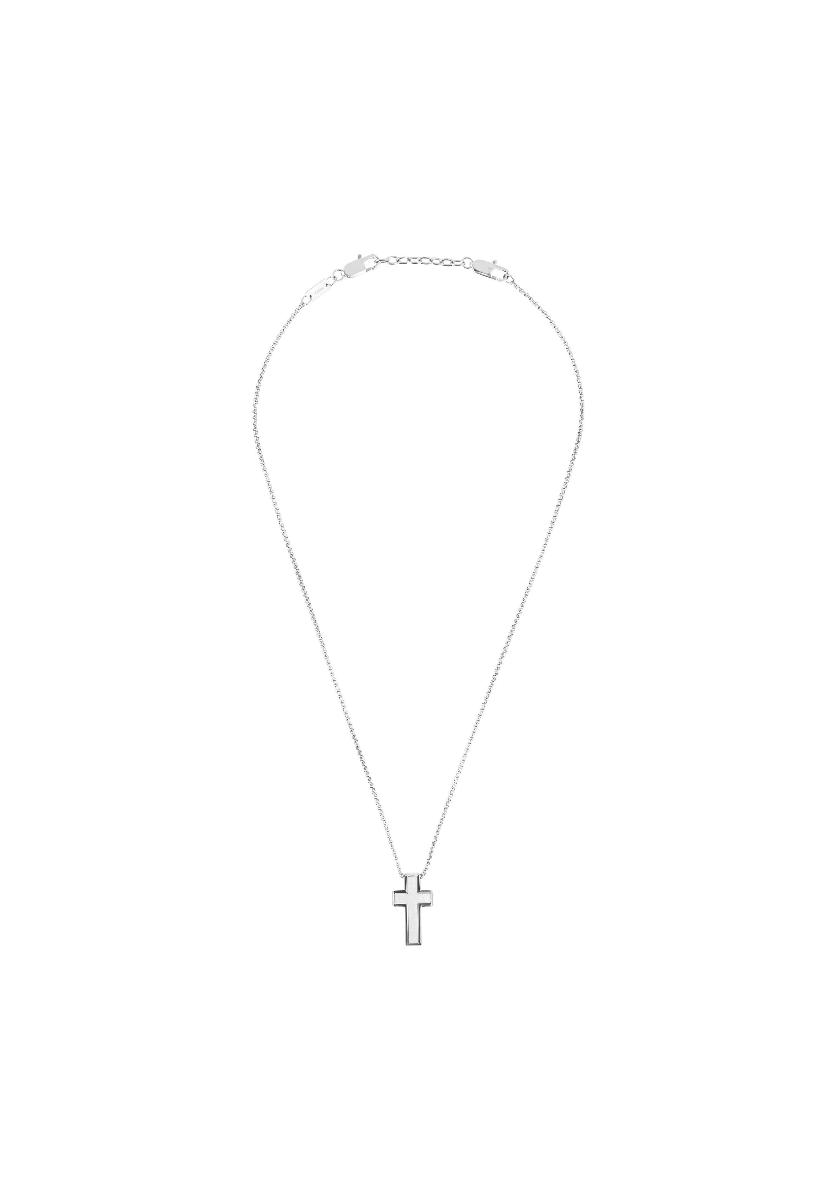 Edelstahlkette mit Kreuzanhänger  6007917-92B0