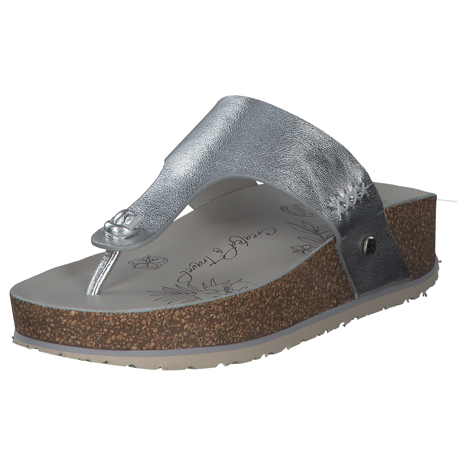 Panama Jack Quinoa B, Zehentrenner, Damen, Grau