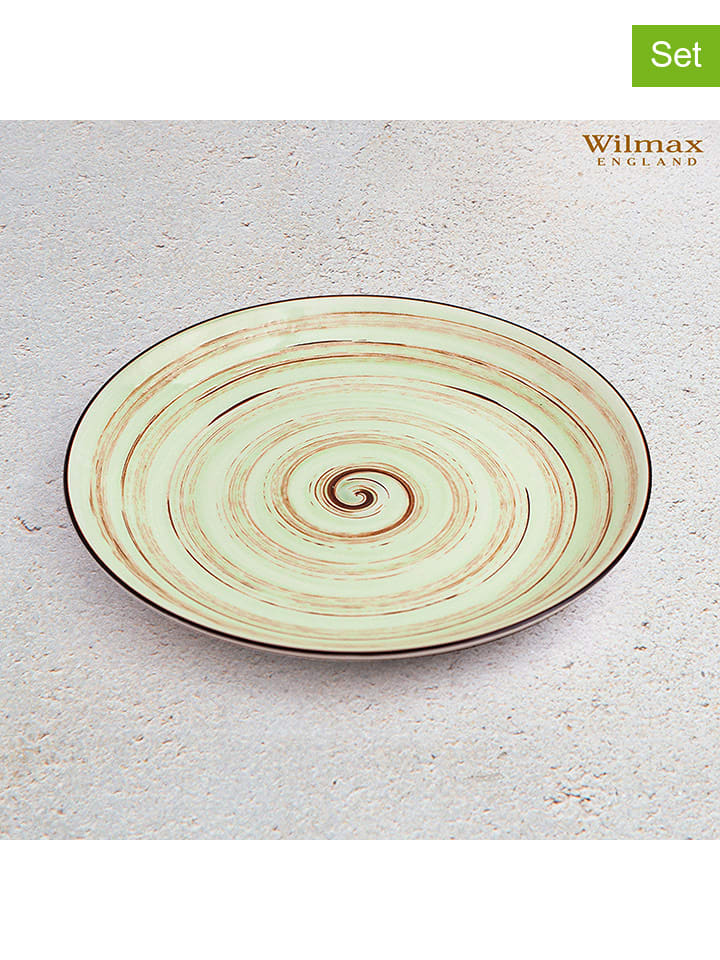 Wilmax 3er-Set: Speiseteller in Grün - Ø 25,5 cm günstig kaufen onesize