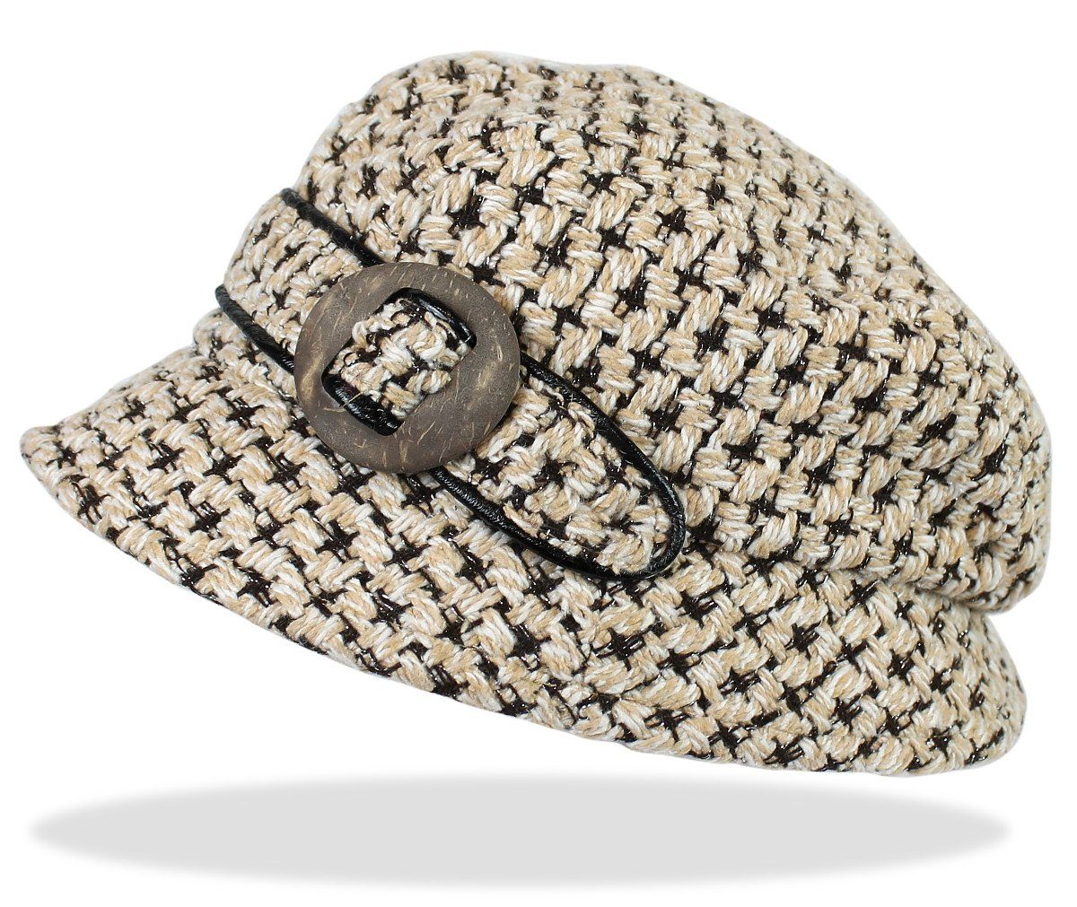 dy_mode Fischerhut Damen Fischerhut Weicher Hut Schirmmütze Frauen Mütze Elegant Bucket Hat