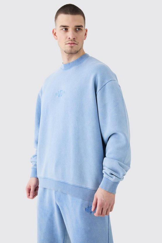 Tall kastiger Oversize Sweatshirt-Trainingsanzug