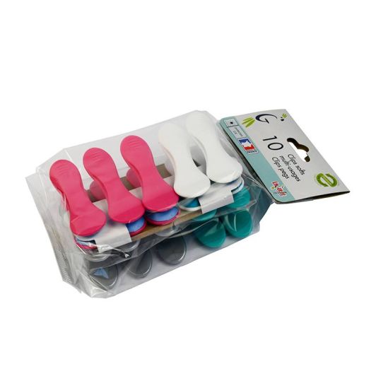 Pinzas para ropa X10 clips antideslizantes
