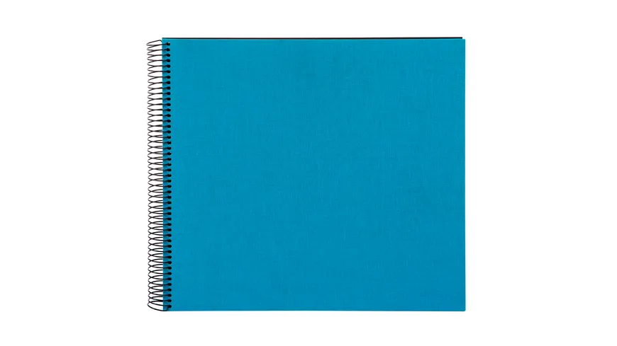 goldbuch Spiralalbum Bella Vista türkis mit schwarzen Seiten, 30x34 cm