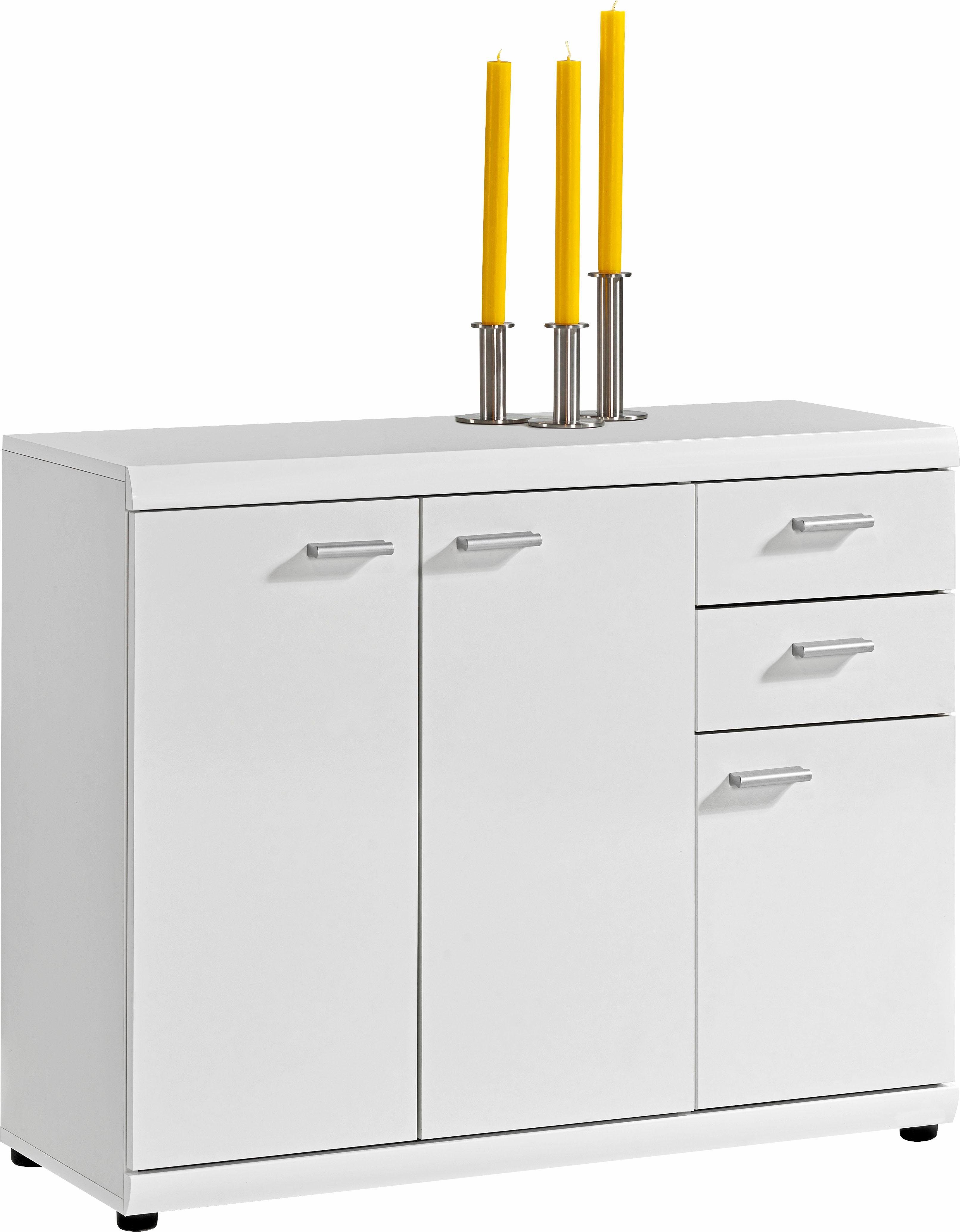 Procontour Sideboard Sun, Breite 90 cm mit 3 Türen und 2 Schubkästen