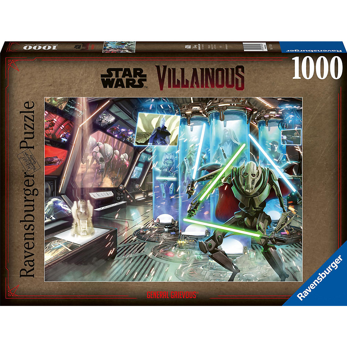 Puzzle Star Wars Villainous: General Grievous, 1000 Teile