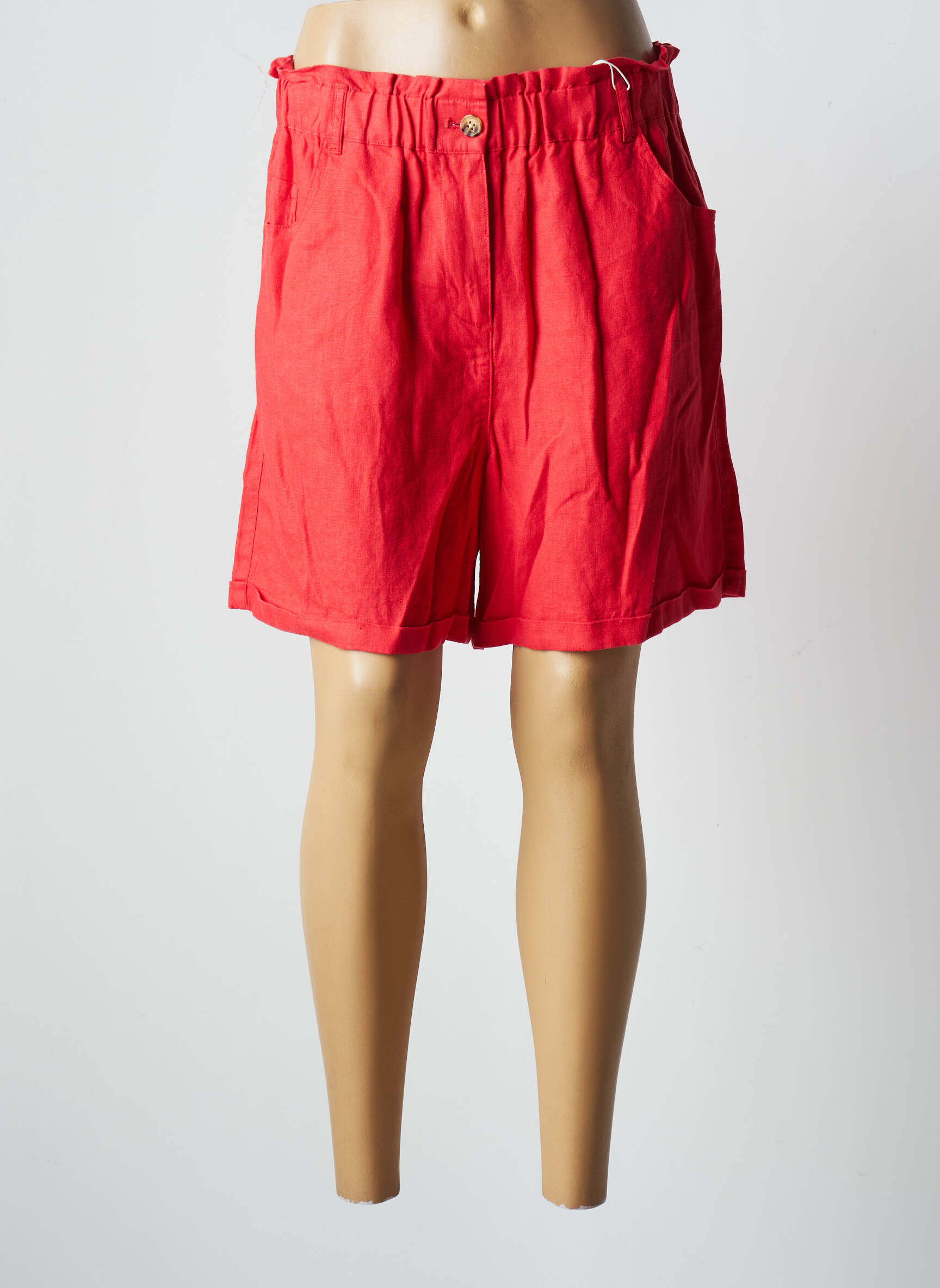 C Est Beau La Vie Bermudas Femme couleur rouge