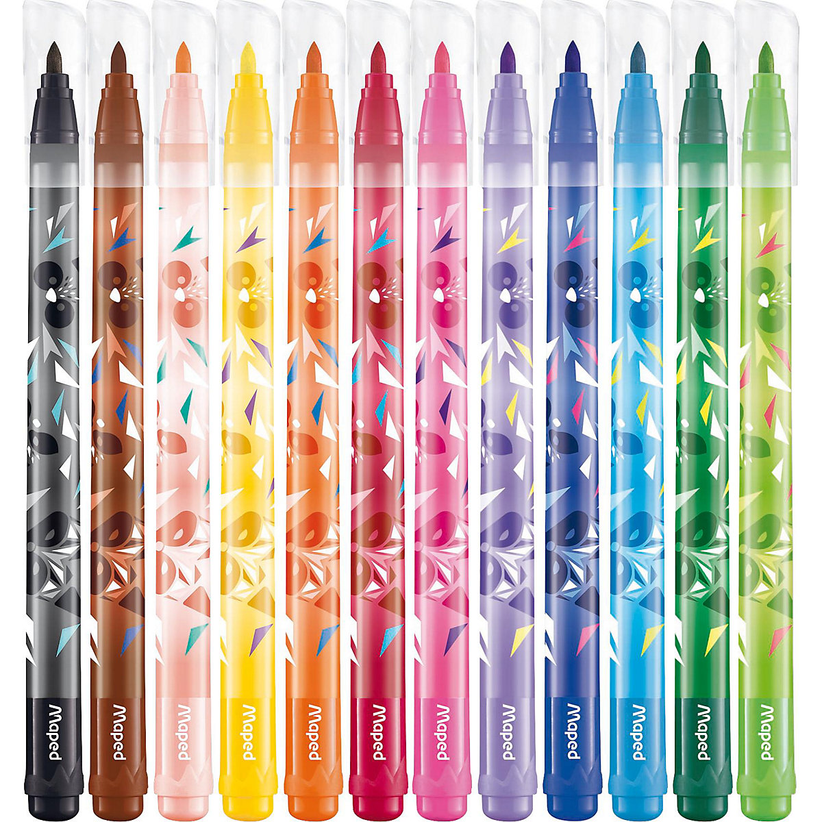 Filzstifte MINI Cute, 12 Farben, auswaschbar