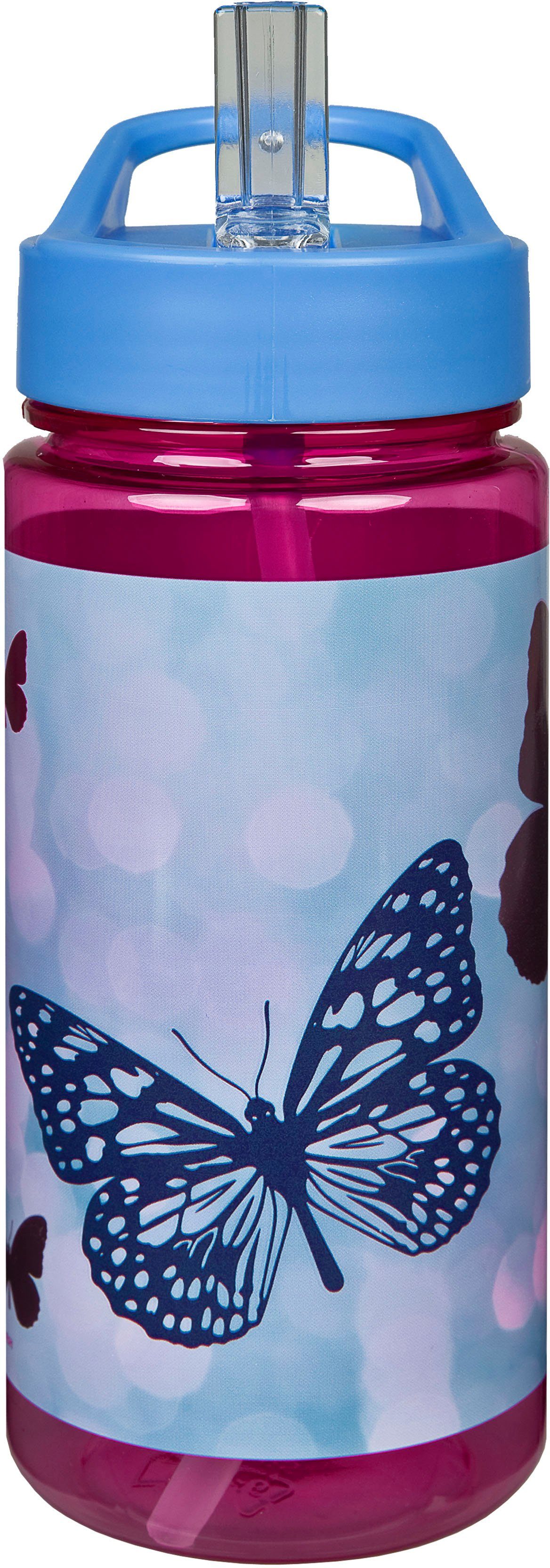 Scooli Lunchbox Fly & Sparkle, Kunststoff, (Set, 2-tlg), Brotzeitdose & Trinkflasche