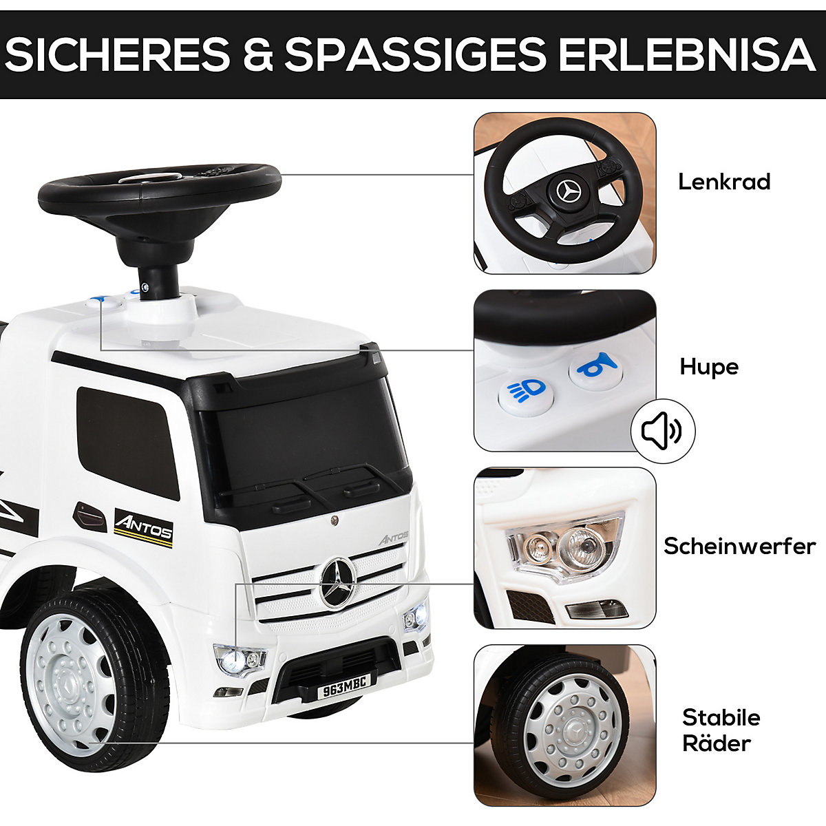 Rutscherfahrzeug als LKW
