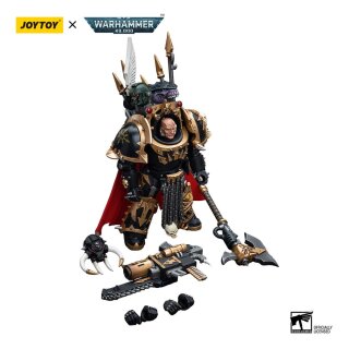 Warhammer 40k Actionfigur 1/18 Chaos Space Marines Black Legion Chaos Lord in Terminator Armour 12 cm