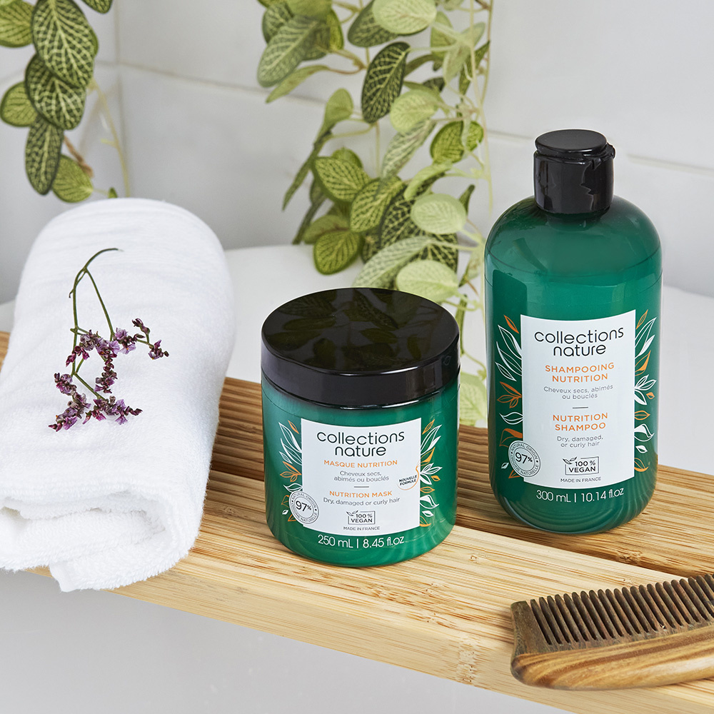 Collections Nature Masque Nutrition Idéal pour les cheveux secs, abimés ou bouclés